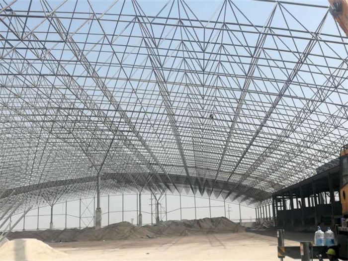 荆门钢厂料仓网架工程